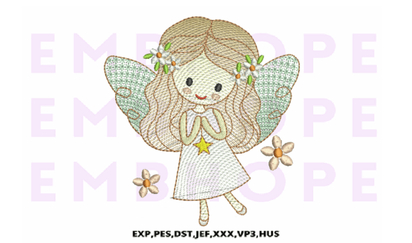 Angel with Star and Flowers Embroidery Review