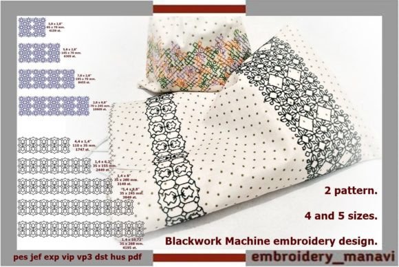Blackwork: A Timeless Border for Handmade Gifts