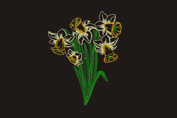 Daffodil Embroidery: A Designer's Review for Spring Collections