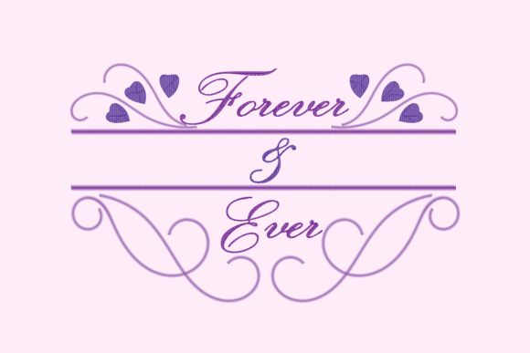 Forever and Ever Purple Monogram Review