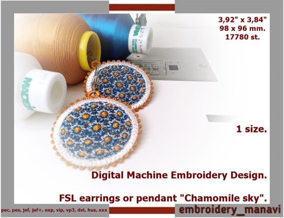 FSL Earrings or Pendant Chamomile Sky Review