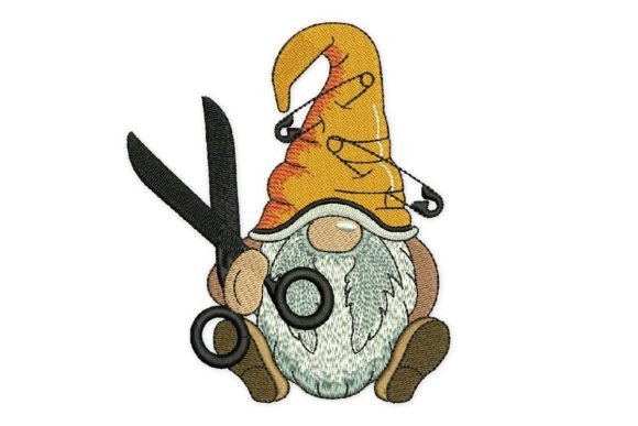 Gnome Scissors Embroidery Design Review