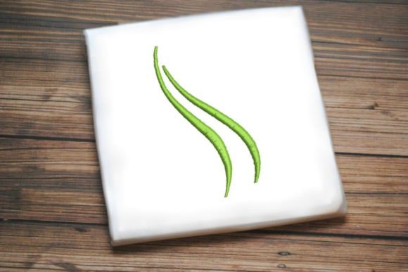 Green Thin Leaves Embroidery Review for Boutique Apparel
