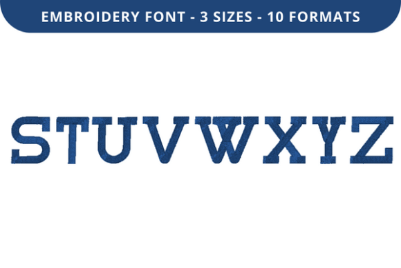 In Side Font S to Z Review for Seasonal Embroidery