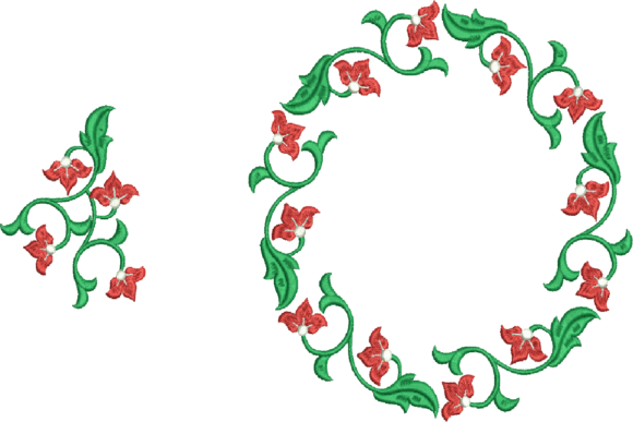 Iris Wreath Embroidery Design Review