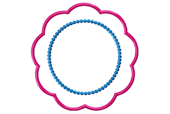 Mug Rug Flower in the Hoop