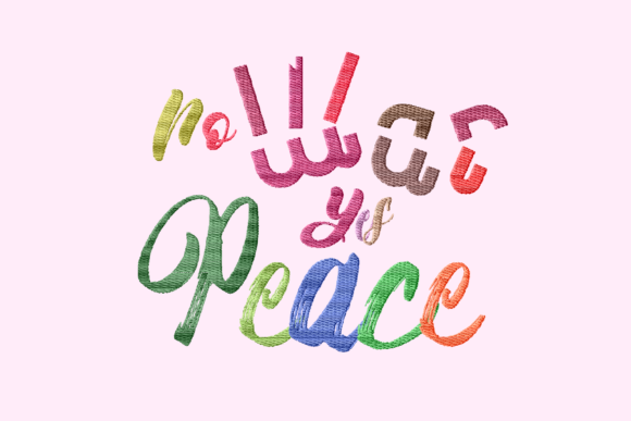 No War Yes Peace: A Designer's Review for Craft Fairs