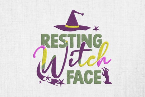 Resting Witch Face Halloween Holiday Review